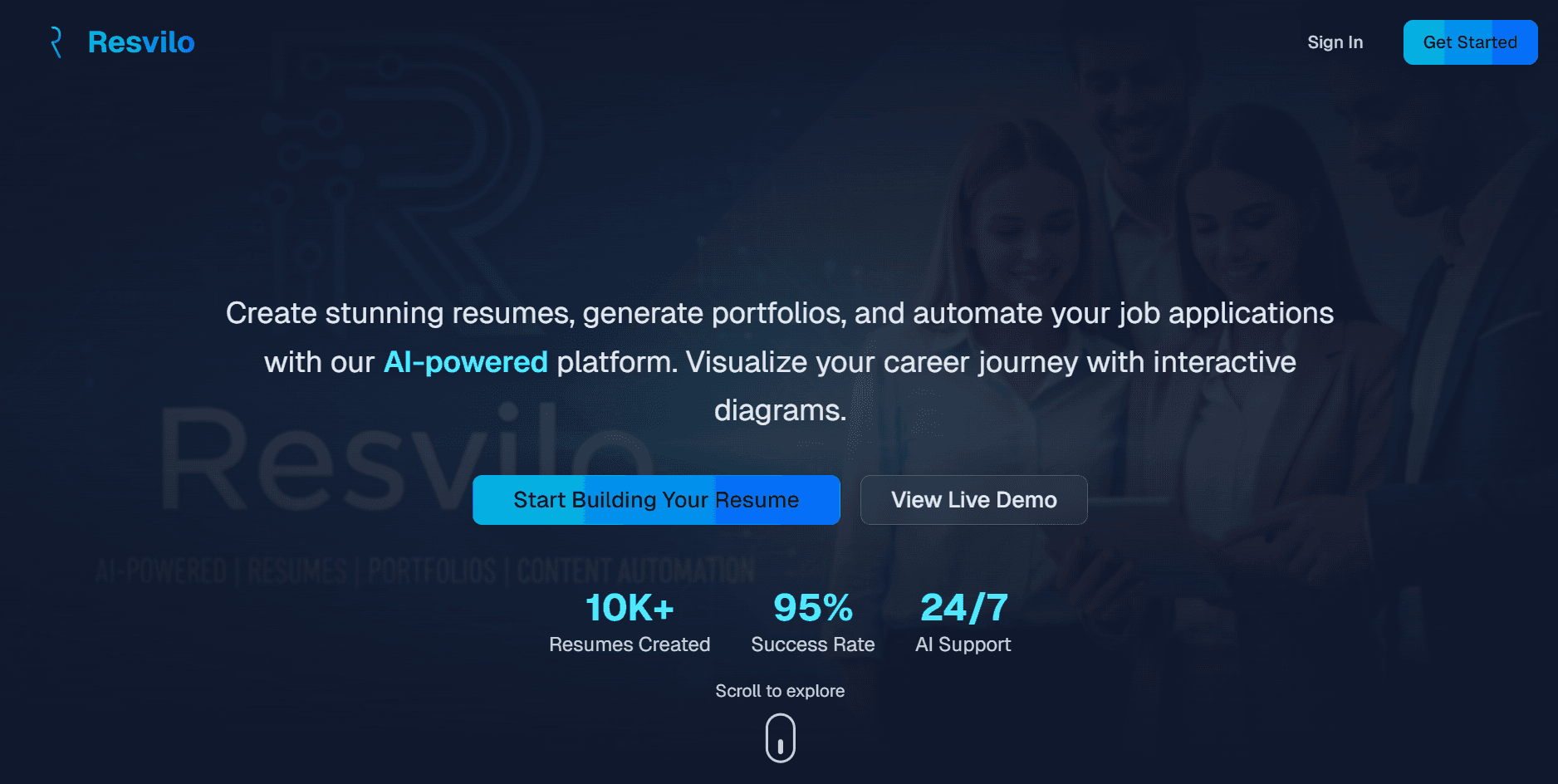 Resvilo - AI Resume Platform