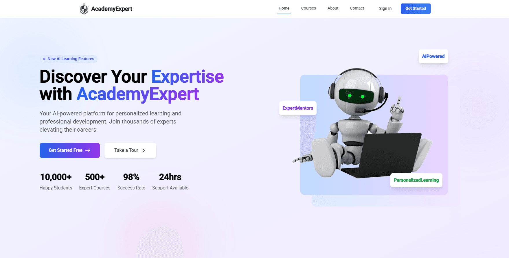 AcademyExpert - AI Bootcamp Platform