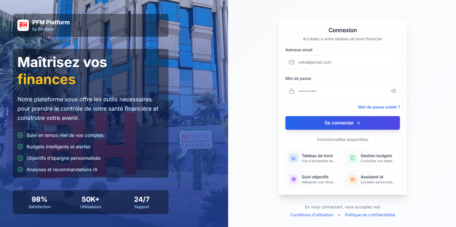 PFM Platform - AI Financial Advisor