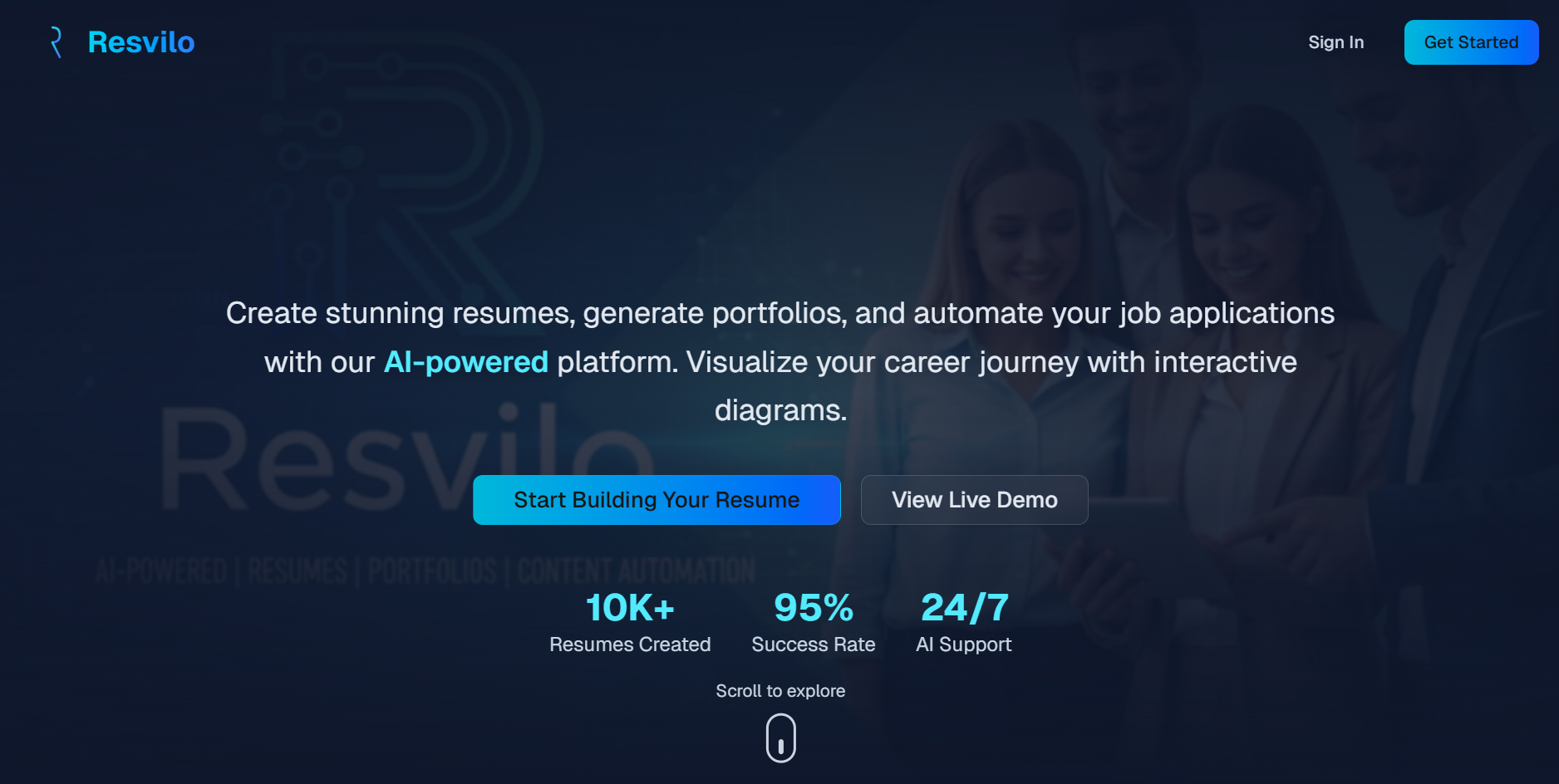 Resvilo - AI Resume Platform